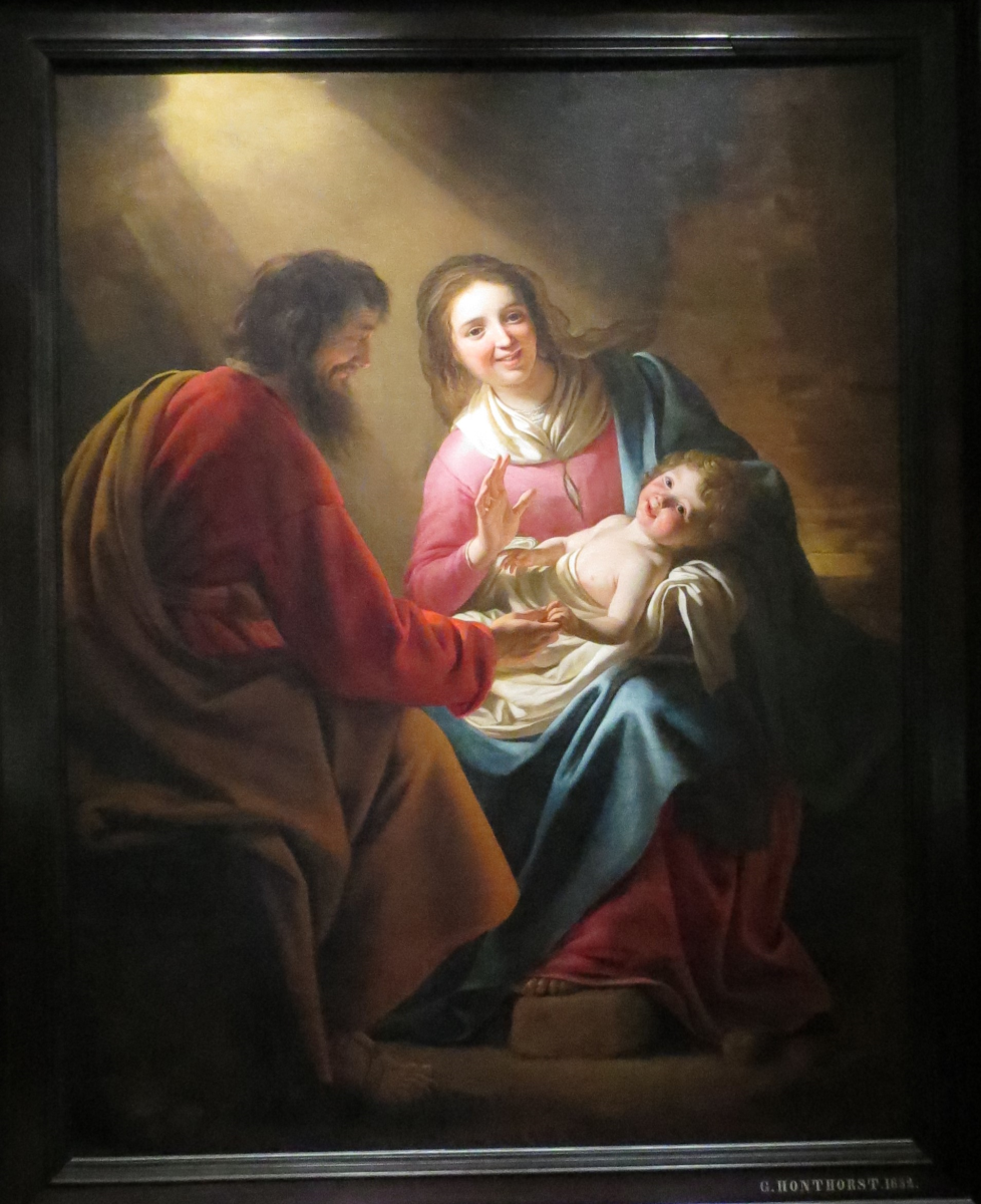 Gerard van Honthorst, Heilige Familie, 1632. Stedelijk Museum Alkmaar
